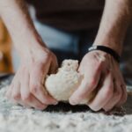 Kneading Pizza Dough