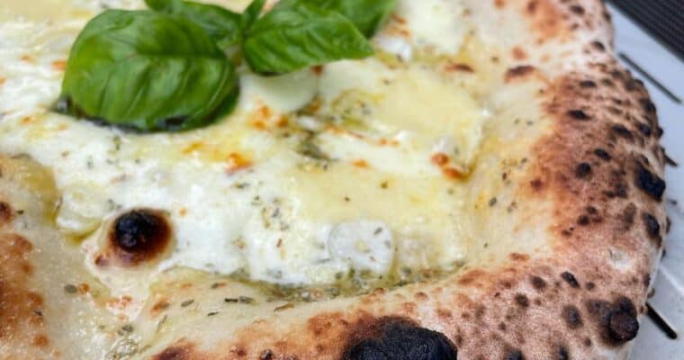 Cheese Lovers Pizza – Mozzarella, Havarti, Pecorino & Grana Padano