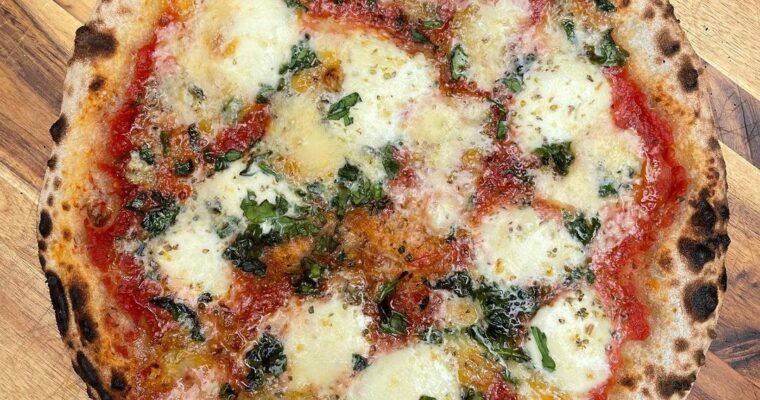 Blue Cheese Margherita Pizza