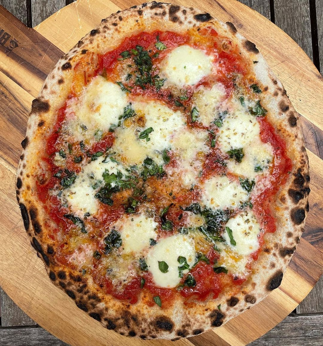 Blue Cheese Margherita Pizza