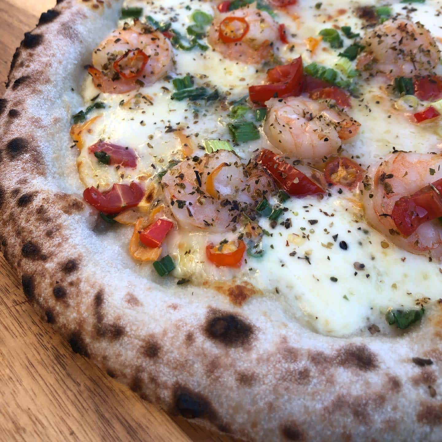 Chilli Prawn Pizza