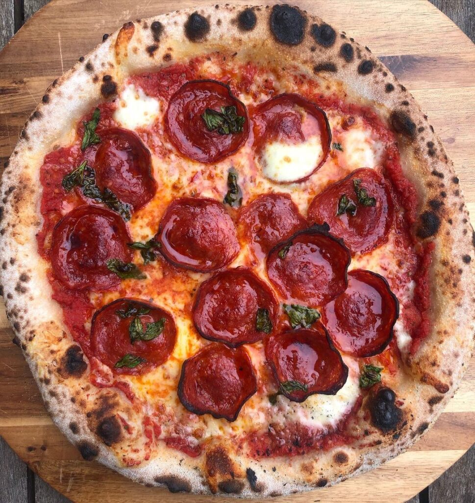 Hot Salami Pizza - Homemade Pizza