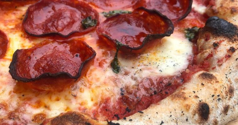 Hot Pepperoni & Spinach Pizza