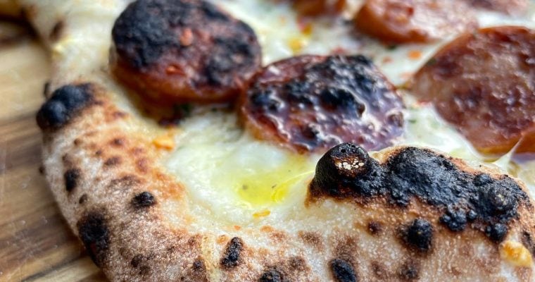 Chorizo and Manchego Pizza