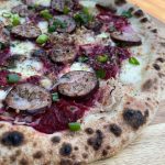 Kielbasa Beetroot Relish Pizza