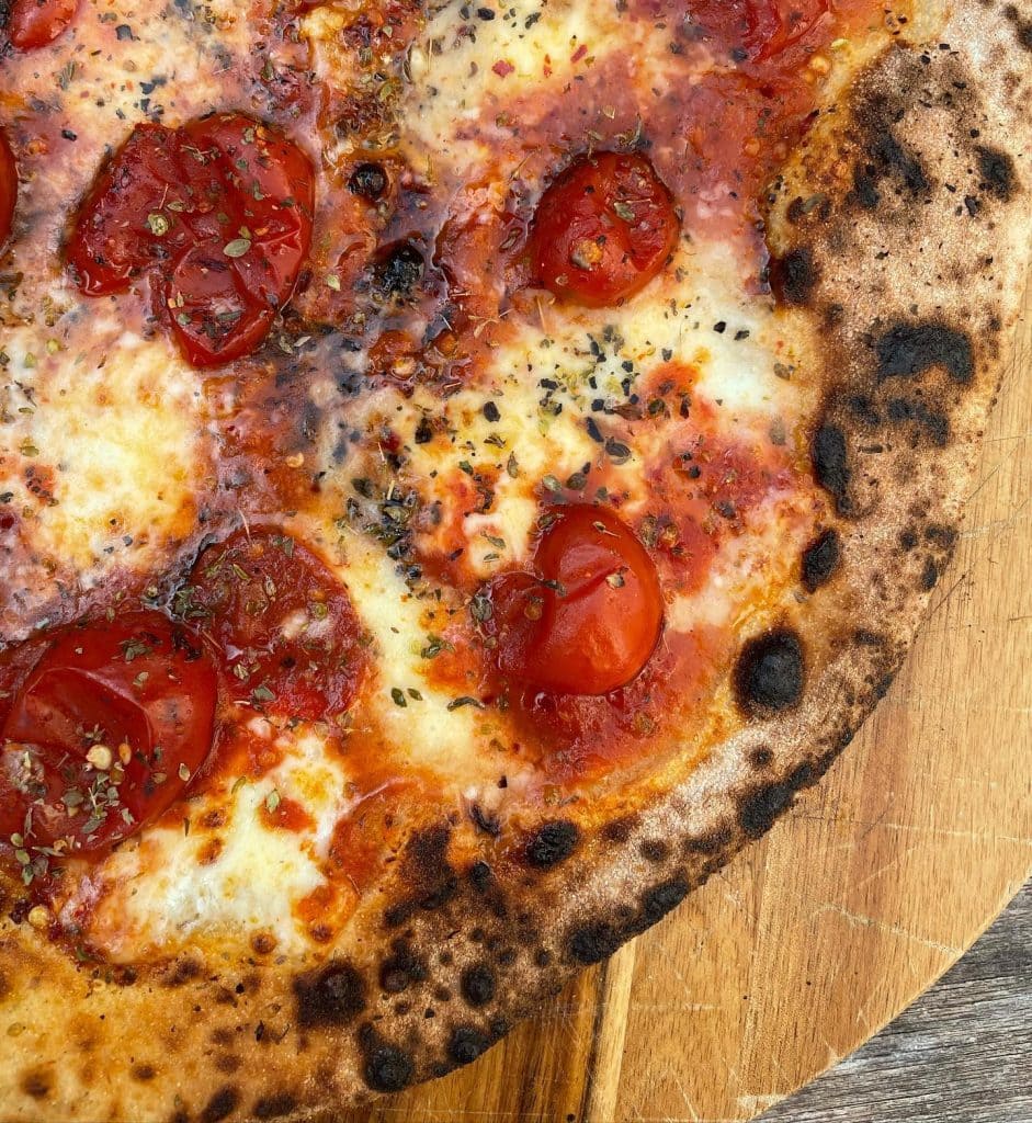 Margherita with Cherry Tomatoes