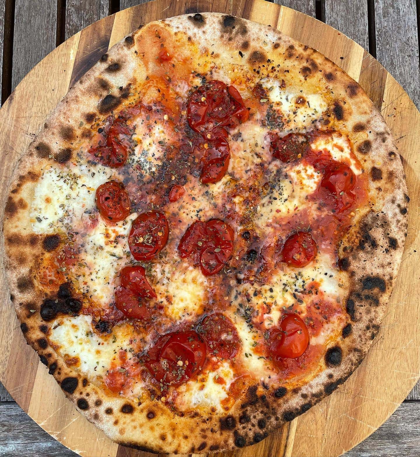 Margherita with Cherry Tomatoes