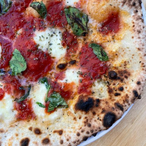 Margherita Pizza - Sauce on Top