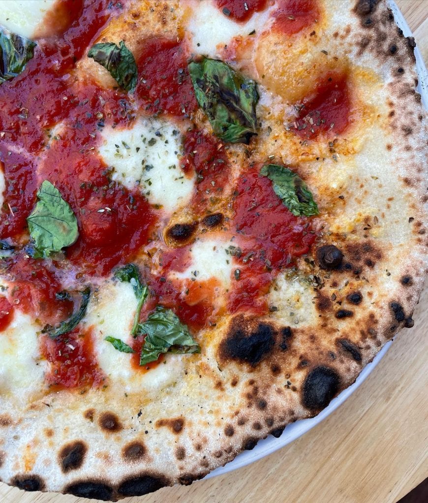 Margherita Pizza - Sauce on Top