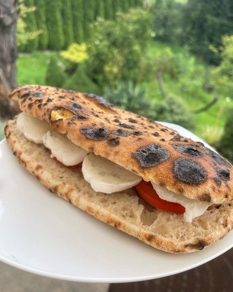 Panuozzo with Mozzarella & Tomato