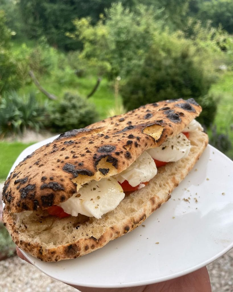 Panuozzo with Mozzarella & Tomato