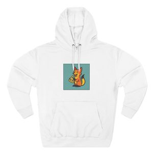 Pizza Fox Pop Art Hoodie - My Husband Makes Pies