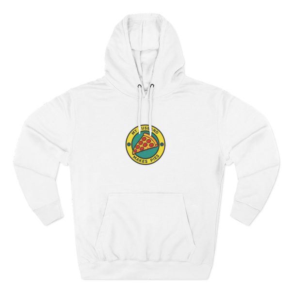 Pop Art Pizza Lover Hoodie - My Husband Makes Pies