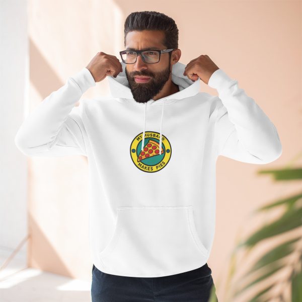 Pop Art Pizza Lover Hoodie - My Husband Makes Pies - Image 4